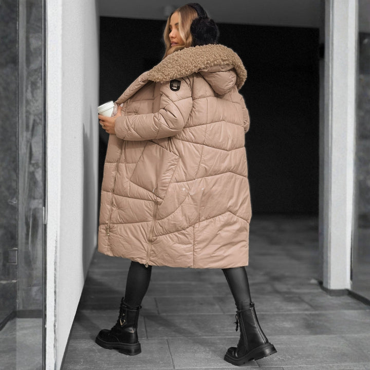 Eva | Quilted Coat with Hood for Winter Elegance