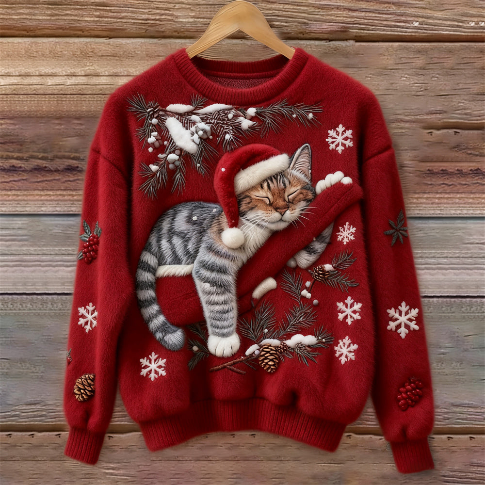 Nina | Christmas Cat Sweater