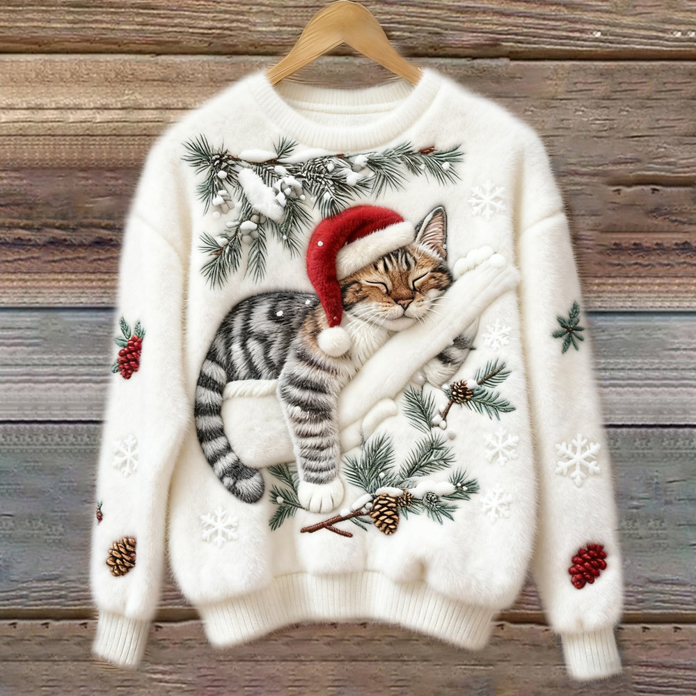 Nina | Christmas Cat Sweater