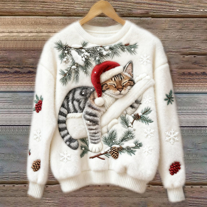 Nina | Christmas Cat Sweater
