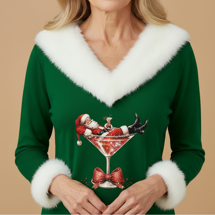 Caroline | Festive Holiday Charm Sweater