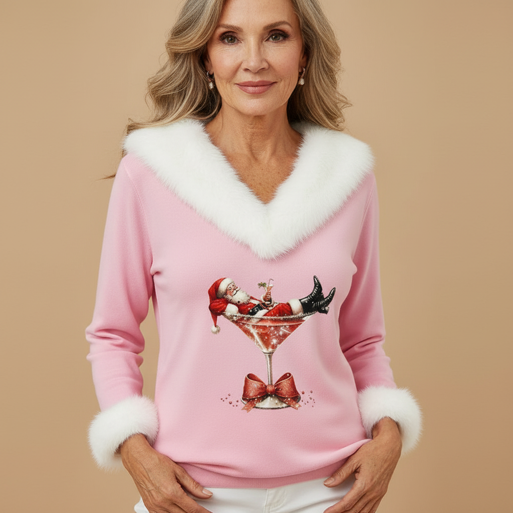 Caroline | Festive Holiday Charm Sweater