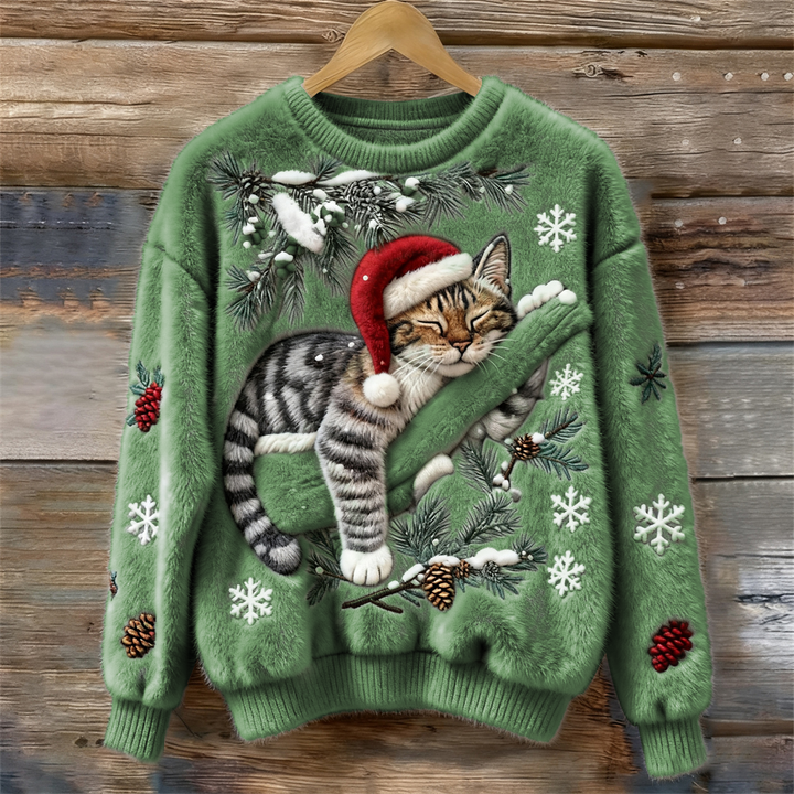 Nina | Christmas Cat Sweater