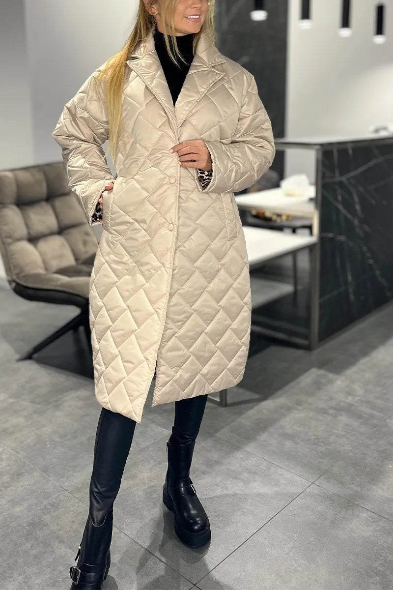 Kendall | Quilted Mid Coat