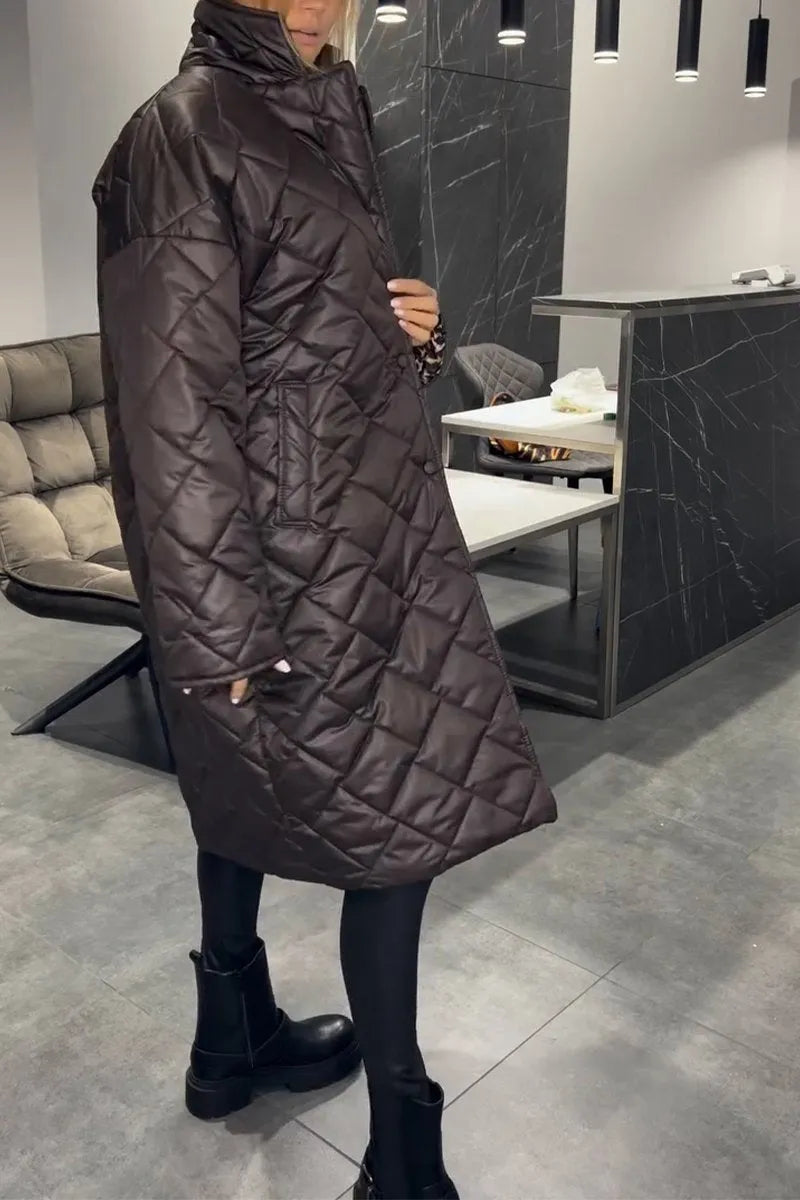Kendall | Quilted Mid Coat