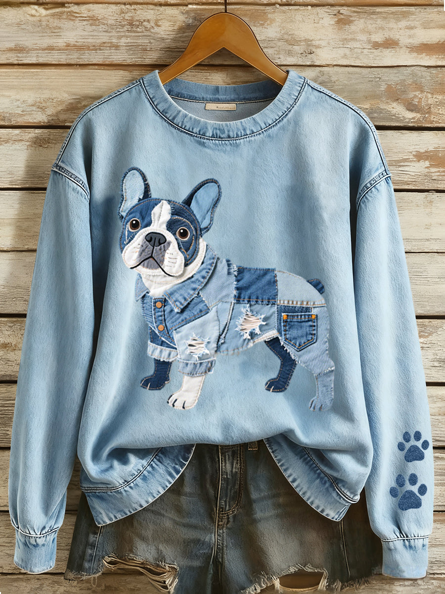 Lillian | Denim Patchwork Pets